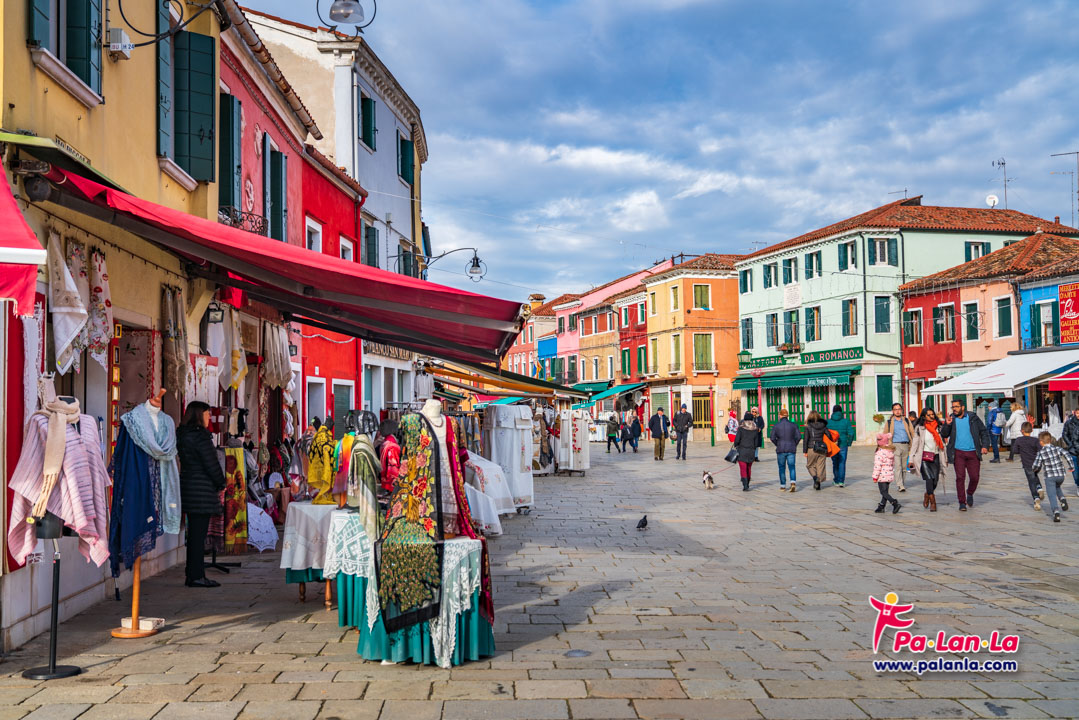 เกาะบูราโน่ เมืองเวนิส ประเทศอิตาลี