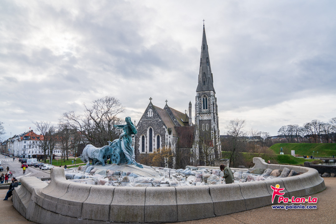 น้ำพุเกฟิออน เมืองโคเปนเฮเกน ประเทศเดนมาร์ก