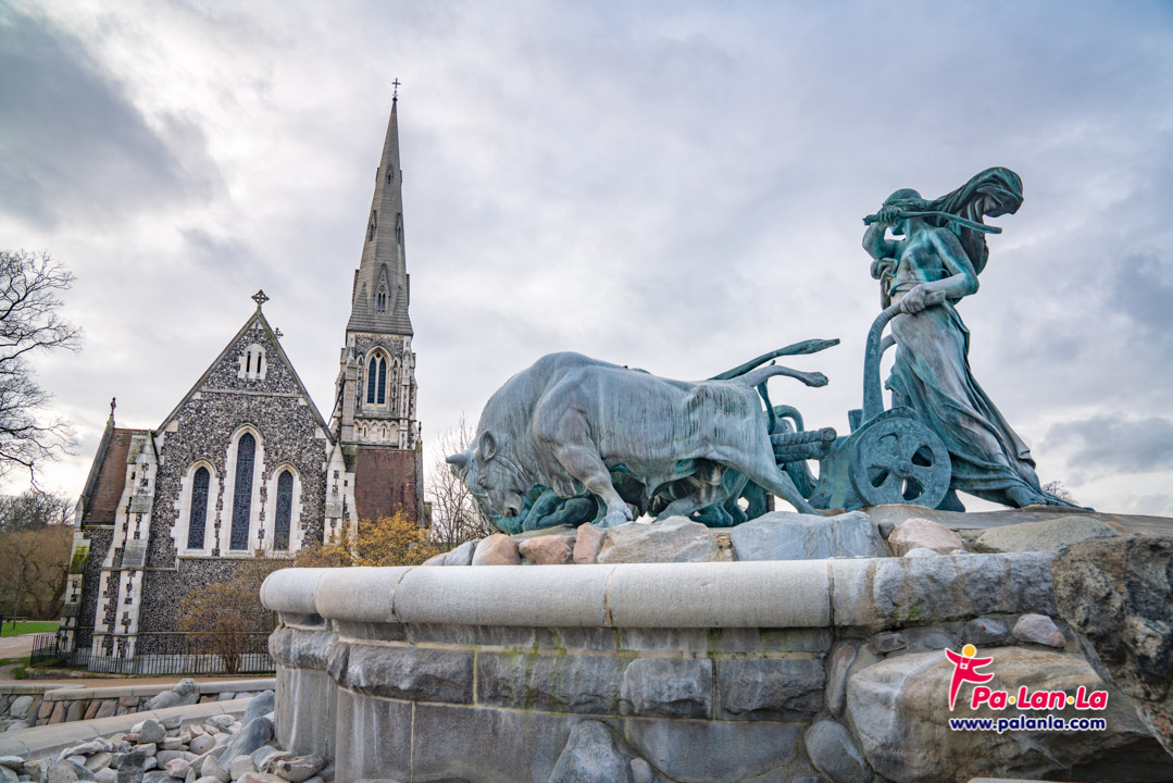 น้ำพุเกฟิออน เมืองโคเปนเฮเกน ประเทศเดนมาร์ก