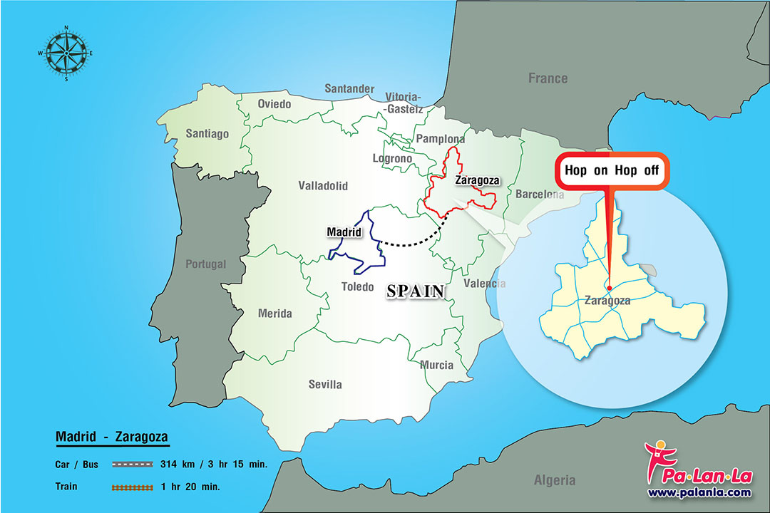 Hop-on Hop-off in Zaragoza