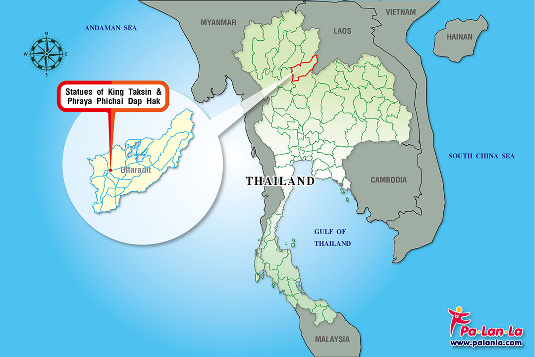 Statues of King Taksin & Phraya Phichai Dap Hak