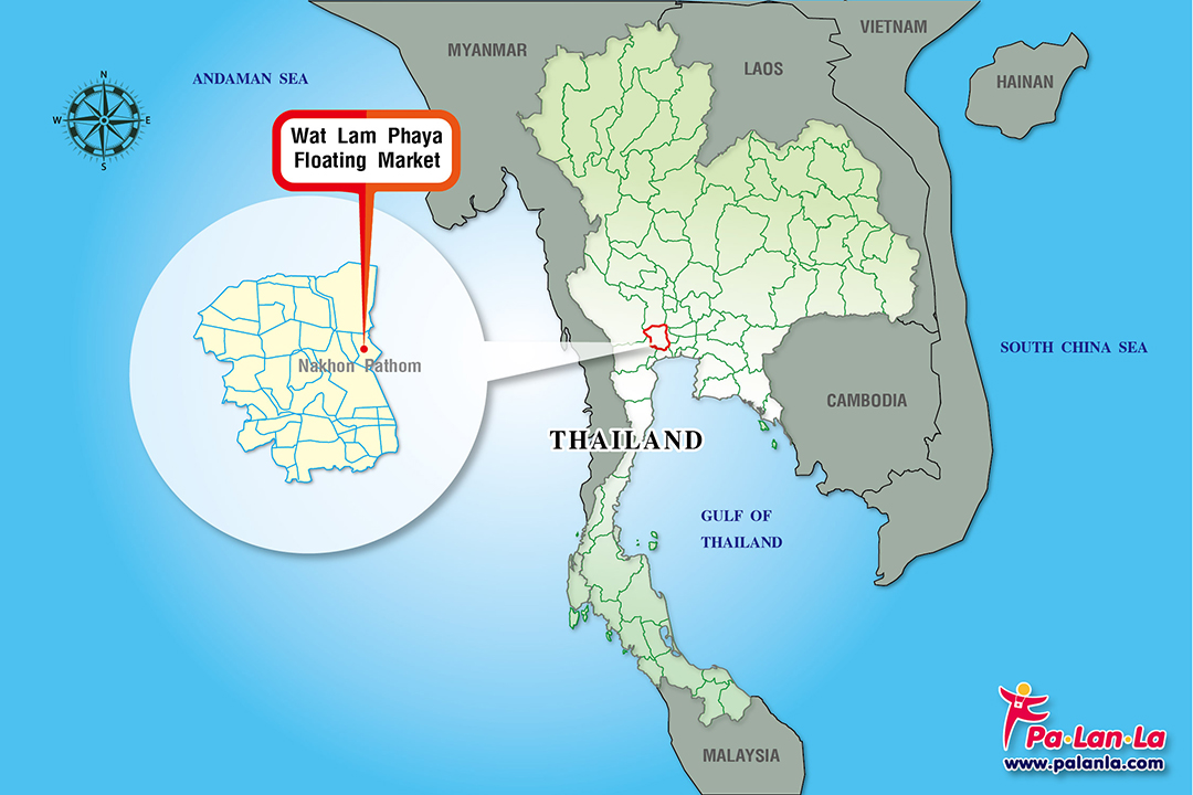 Wat Lam Phaya Floating Market